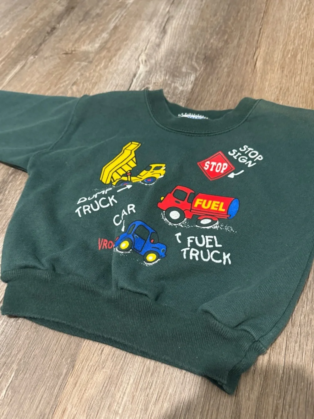 N/A green sweatshirt